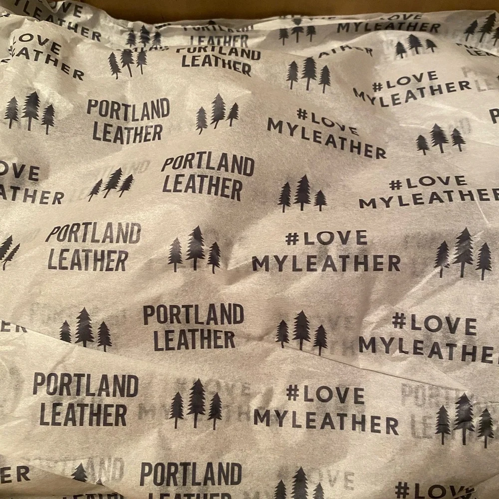 🆕 Portland Leather Goods LARGE Bucket Bag in BOREAL! 💚💙 - Picture 13 of 13